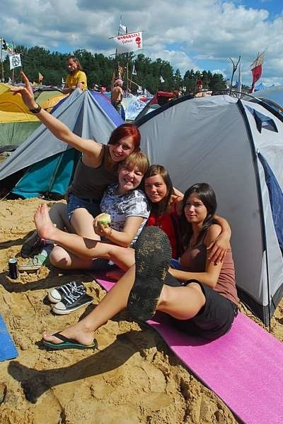 Woodstockowe pole drugiego dnia imprezy