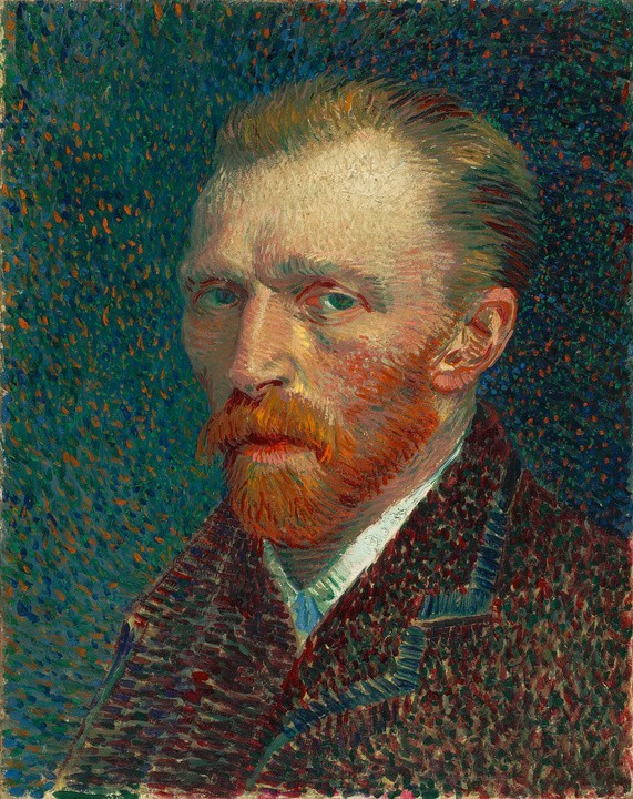 Autoportret Vincenta van Gogha ze zbiorów Art Institute of...