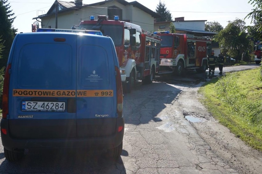 Wybuch w Wilamowicach WIDEO Wybuchł gaz. Część domu zawalona