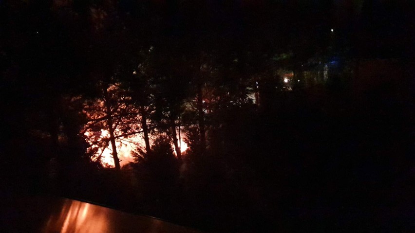 Pożar samochodu dostawczego na ul. Popielskiego, 25.03.2022