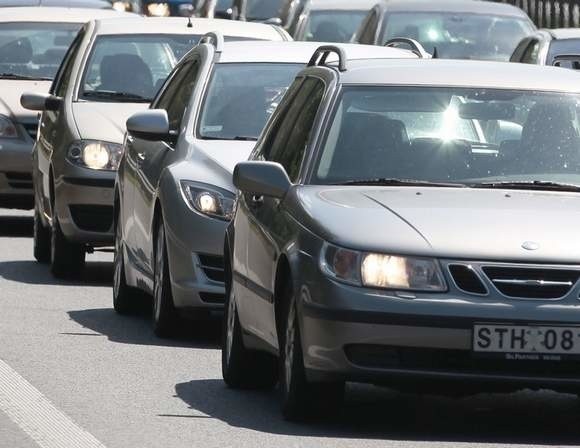 Korek jest też na krajowej 6 z Gdańska do Szczecina. Przed Płotami kierowcy stoją na długości ok 4,5 kilometra.