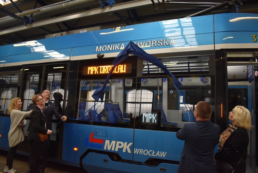 Tramwaj Moniki Jaworskiej jest siódmym, któremu MPK nadało...