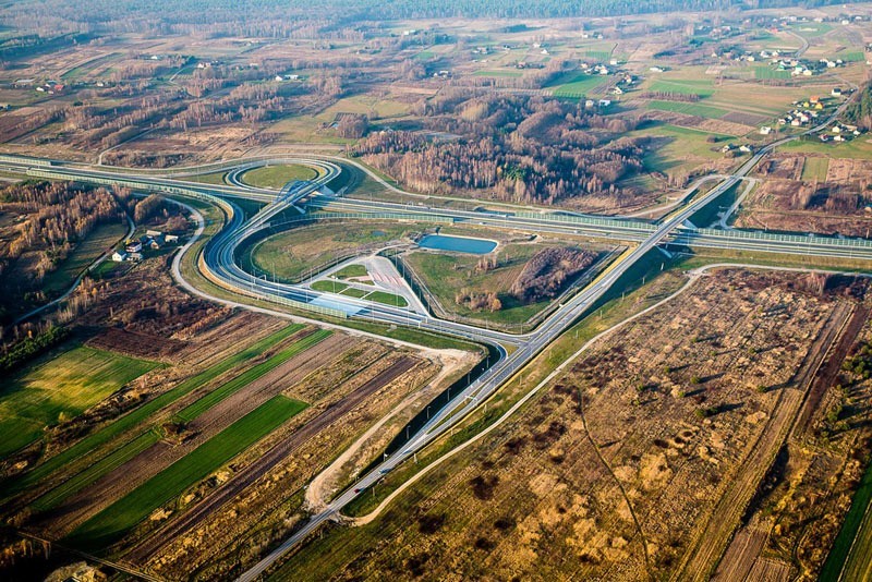 Podkarpacki odcinek autostrady A4 z lotu ptaka [ZDJĘCIA]