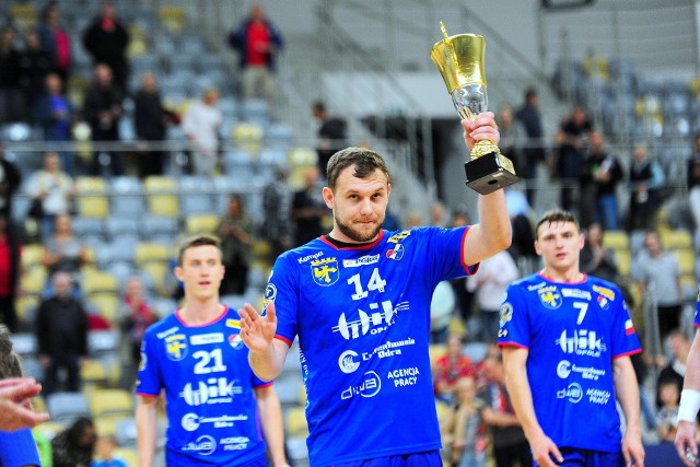 Kamil Mokrzki był najlepszym strzelcem Gwardii w pierwszym meczu z MMTS-em Kwidzyn. Teraz jednak nie pomoże drużynie.