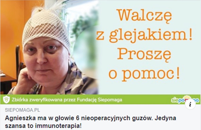 Stargard. Mobilizacja na pomoc w walce z sześcioma guzami mózgu 