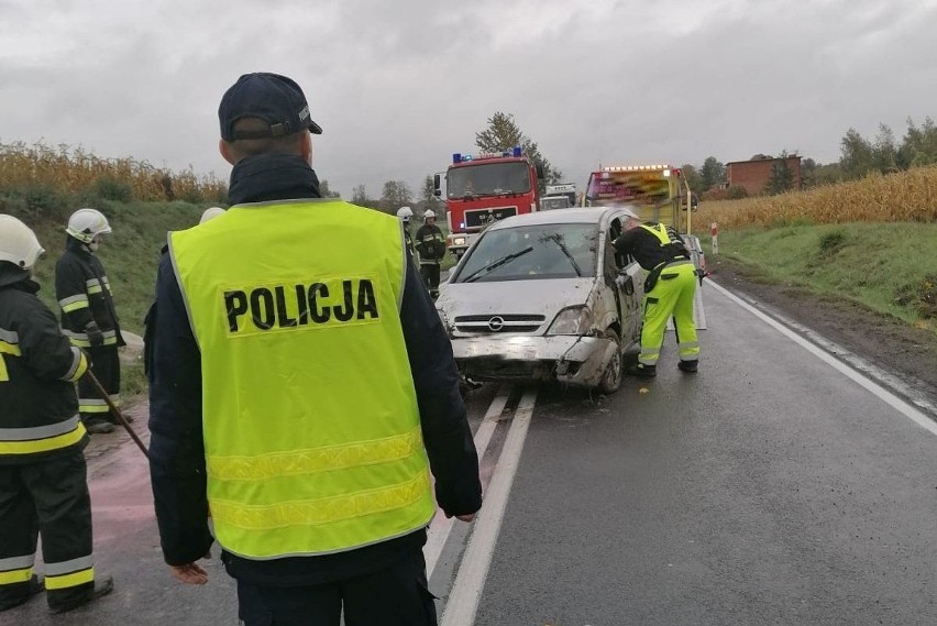 Na drodze krajowej nr 55 w  Stolnie  kierujący oplem zjechał...