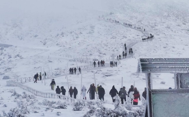 Szlak z Karpacza przez Dom Śląsku na szczyt Śnieżki - 22 stycznia 2021