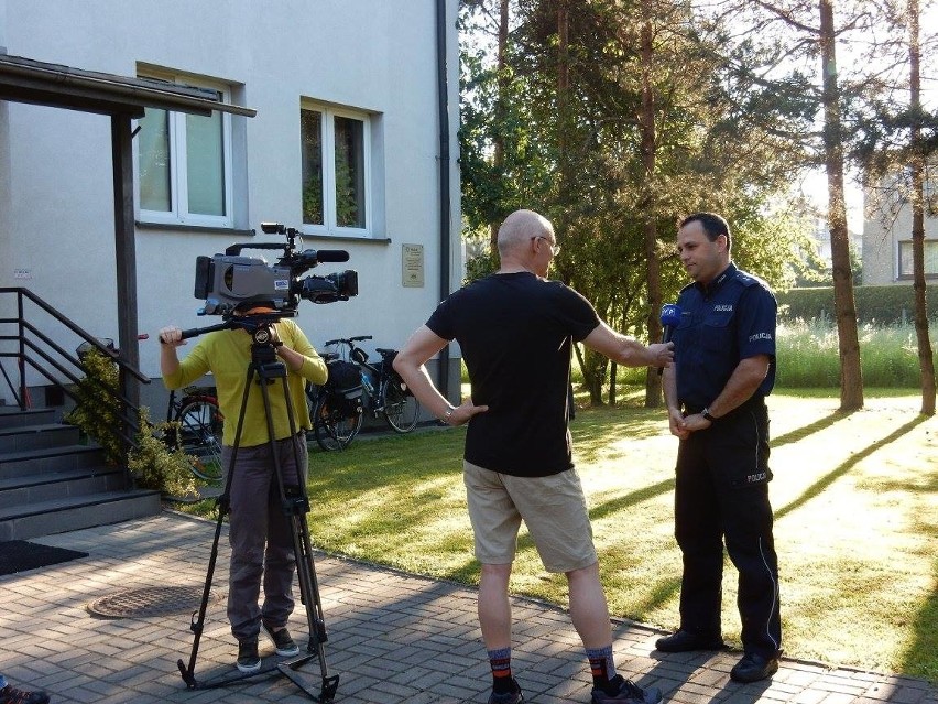 Policjanci na rowerach. Jadą, aby pomóc chorej Wiktorii ZDJĘCIA