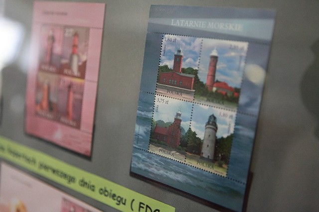 Latarnia Morska w Ustce pojawiła się na znaczkach pocztowych.