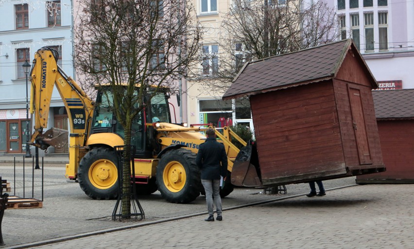 Przygotowania do Jarmarku św. Mikołaja w Grudziądzu