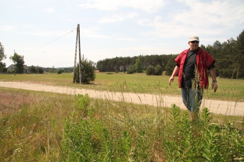 Porządkowanie terenu nad zalewem w Bolminie