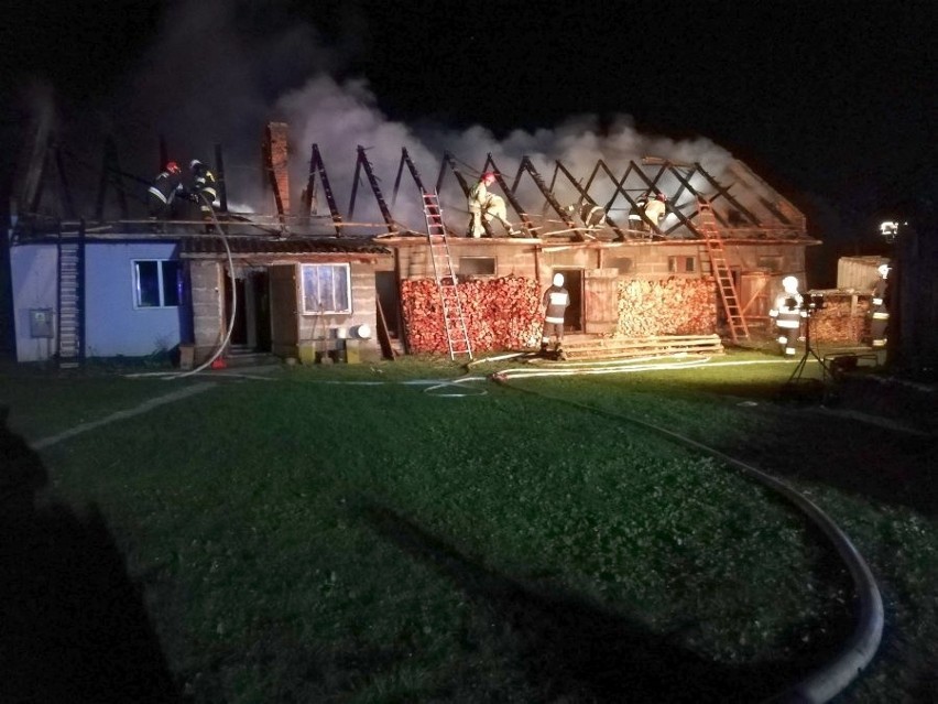 Tragiczny pożar w Opace koło Lubaczowa. W płomieniach zginął 58-letni mężczyzna (ZDJĘCIA)