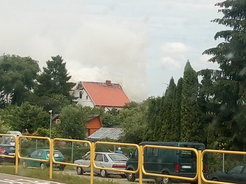 Białystok. Pożar świetlicy w ogrodzie działkowym