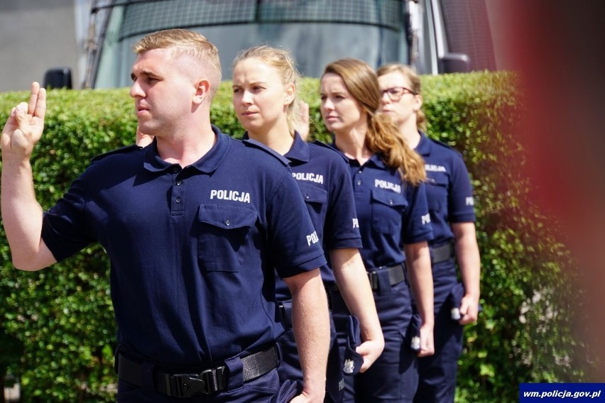 Warmińsko-mazurska policja ma nowych funkcjonariuszy. Wśród...