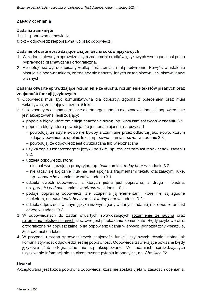 Próbny egzamin ósmoklasisty 2021: angielski. ARKUSZE CKE + ODPOWIEDZI CKE. Czy test z angielskiego jest trudny dla uczniów? 19.03.2021