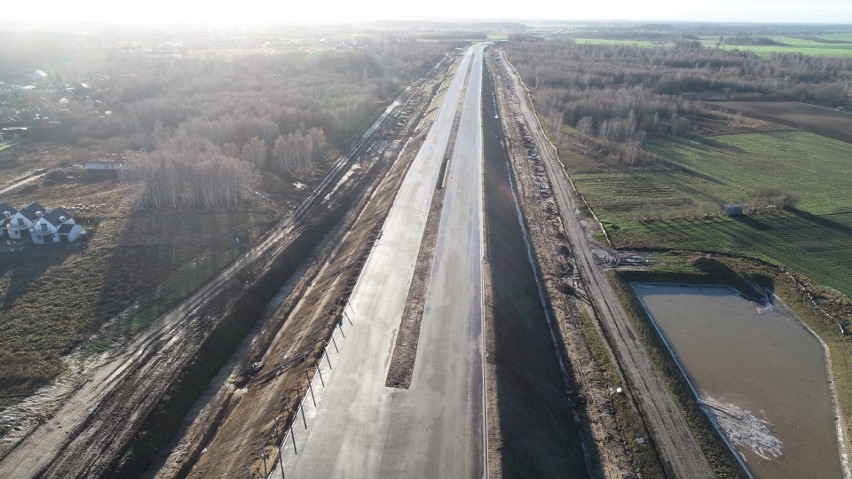 Odcinek Koszalin - Zegrze Pomorskie.