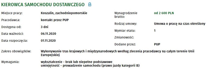 Nowe oferty pracy w Koszalinie. Sprawdź szczegóły, zarobki, warunki 