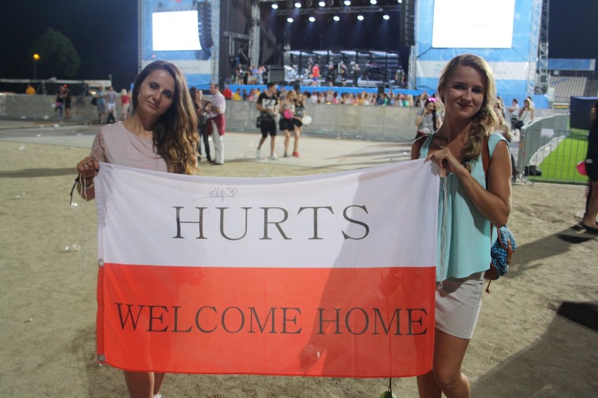 Ewelina i Kamila są na każdym koncercie Hurts w Polsce