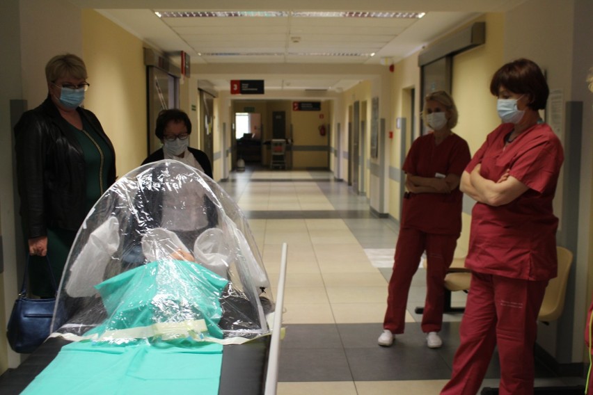 Szpital w Nowej Soli, zdjęcia kwiecień - maj 2020 r.