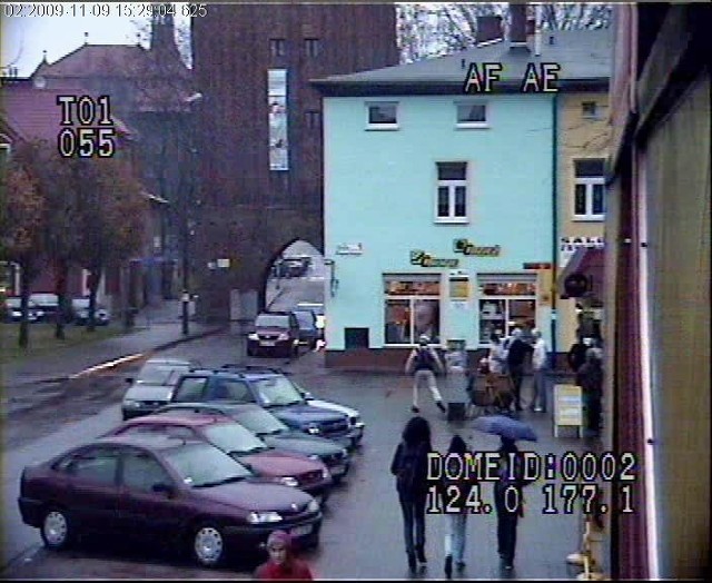 Zdjęcie z kamery monitorującej Sławno