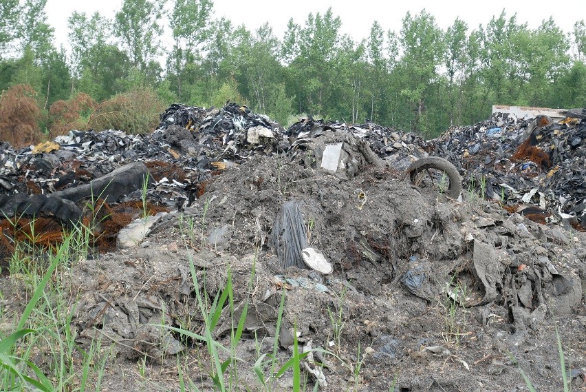 Trzebinia. Gleba został skażona - to efekt pożaru na składowisku. Będą kompleksowe badania