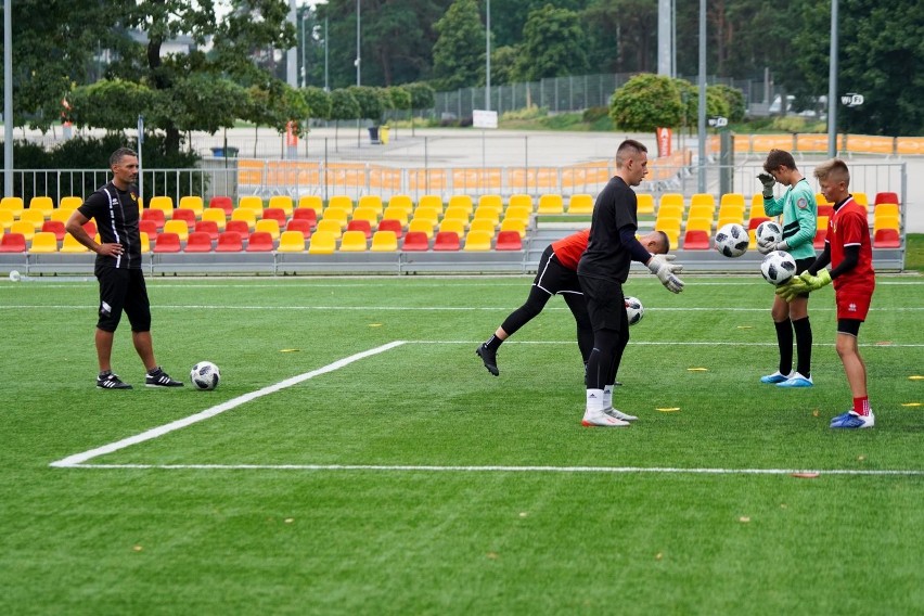 Trening Jagiellonii z rocznika 2005 prowadzonej przez...