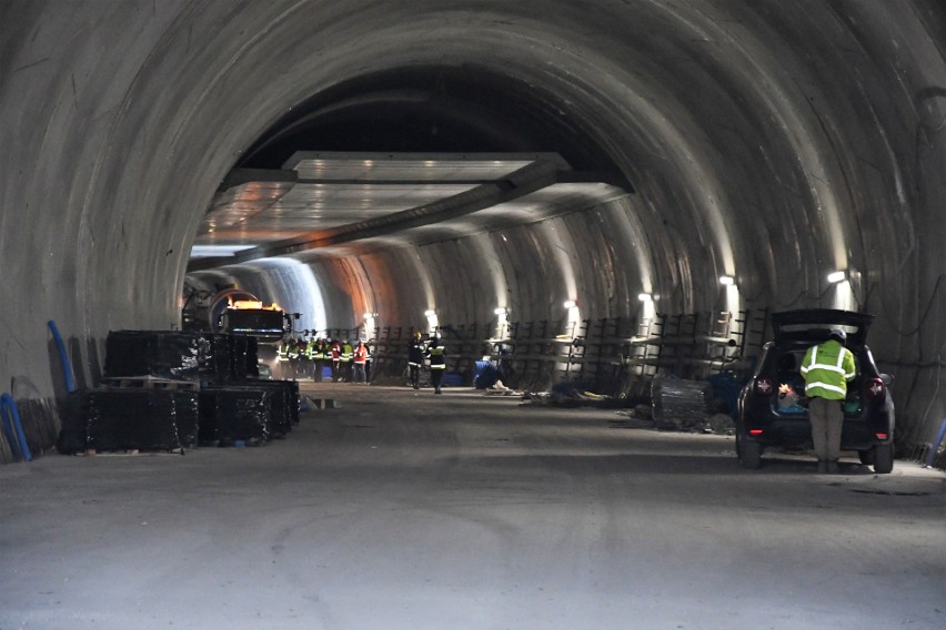 Tunel pod Świną stan prac 18/19.05.2022