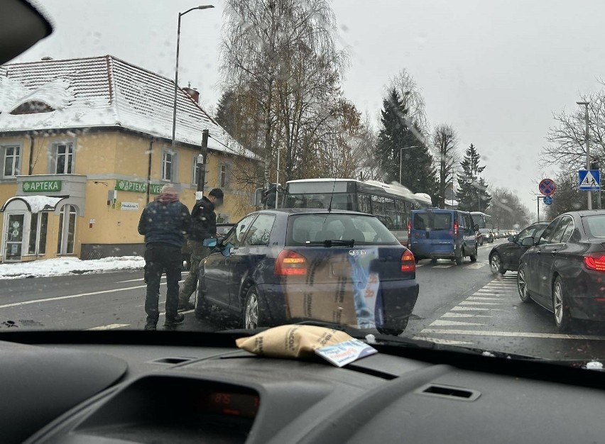 Zderzenie dwóch aut w Koszalinie.