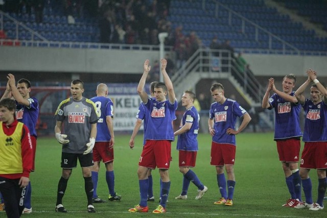Piłkarze Piasta Gliwice liczą na zwycięstwo