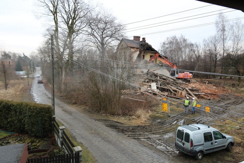 Rybnik: Dworek Florianshof zburzony! Skandal! Była policja,...