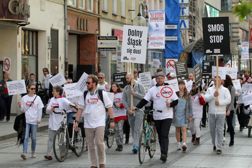 Biały marsz antysmogowy we Wrocławiu