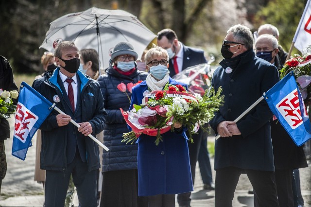 Ze względu na pandemię koronawirusa, krótka uroczystość miała kameralny charakter.