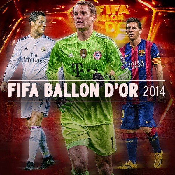 Złota Piłka FIFA 2014. Ronaldo, Messi i Neuer w finałowej trójce