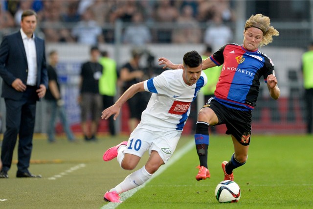 FC Basel - Lech 1:0: Kolejorz zagrał z sercem, ale to za mało