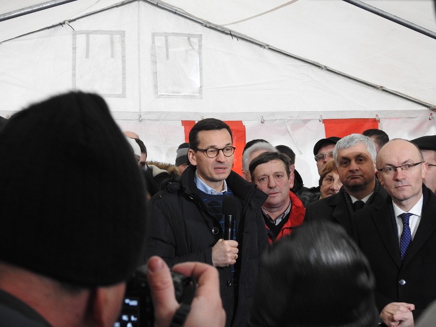 Premier Mateusz Morawiecki z wizytą w Podlaskiem. Odwiedził...