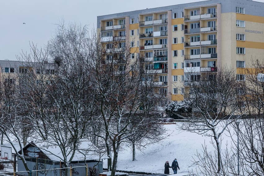 Zima na Górnym Tarasie Gdańska. Zobacz zdjęcia >>>