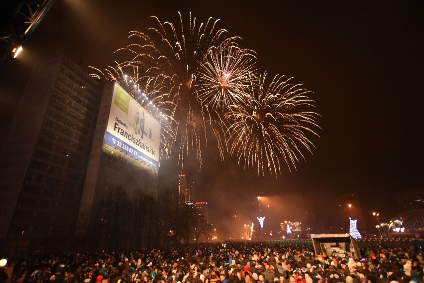 Sylwester 2014 Katowice: Tak witaliśmy Nowy Rok 2015