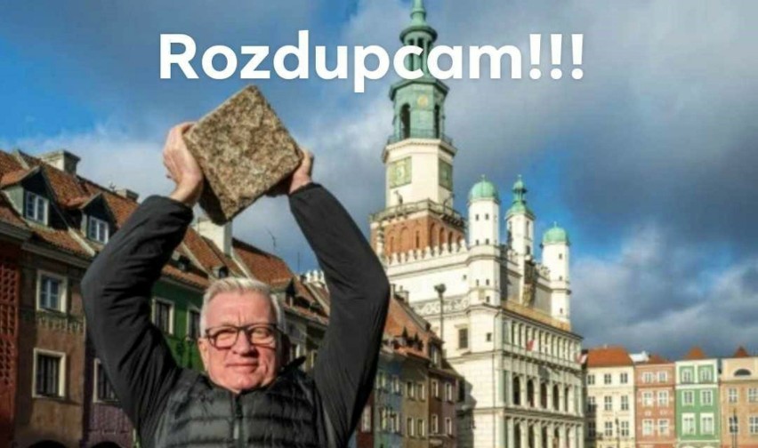 Prezydent Poznania jest bohaterem licznych memów. Internauci...