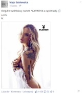 Maja Sablewska Playboy NAGO kwiecień 2015 [ZDJĘCIA] Maja Sablewska jak Brigitte Bardot?