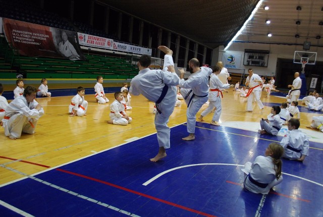 W sosnowieckim klubie karate odbył się trening noworoczny