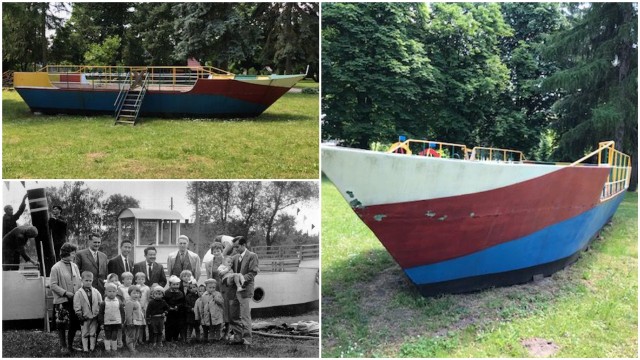 Statek przy Przedszkolu nr 33 w Mościcach zacumował w latach 50, w momencie powstanie placówki z inicjatywy rodziców i pracowników Zakładów Azotowych