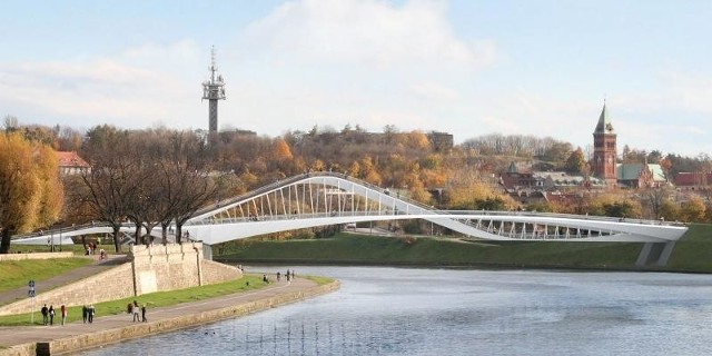 Piotr Lewicki i Kazimierz Łatak zaprojektowali niecodzienną kładkę łączącą Kazimierz z Ludwinowem