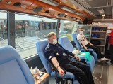 Udana akcja zbiórki krwi przy Komendzie Powiatowej Policji w Sławnie [ZDJĘCIA]
