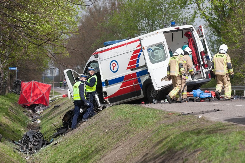 Wypadek na trasie Słupsk - Ustka w pobliżu miejscowości...