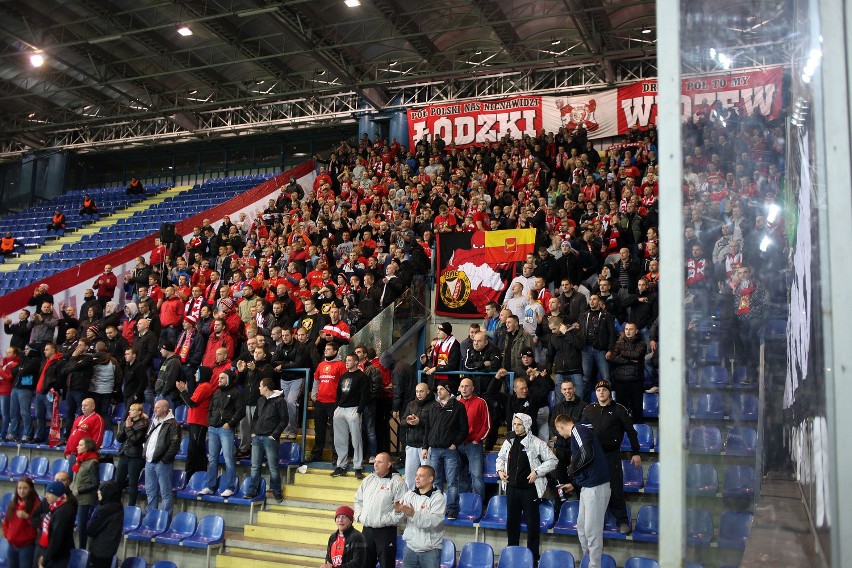 Kibice na meczu Wisła Kraków - Widzew Łódź [ZDJĘCIA]