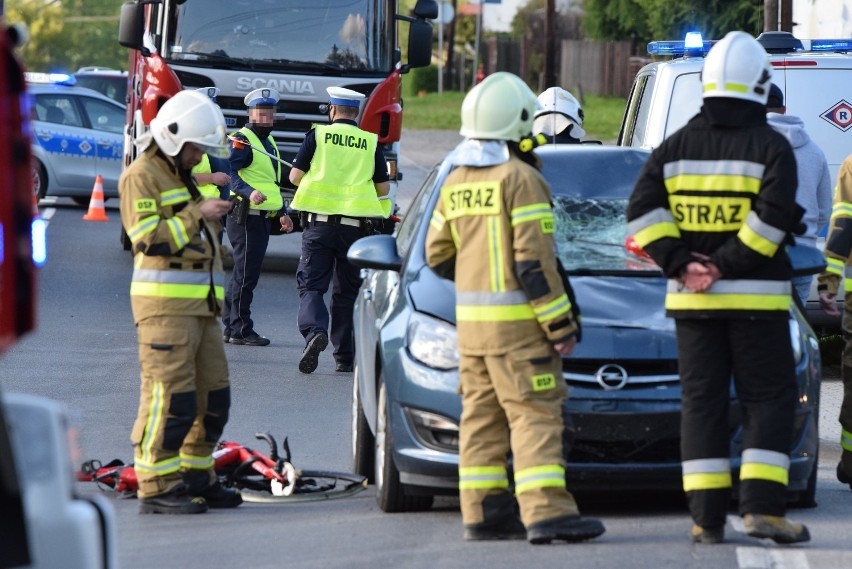 Do wypadku doszło 1 czerwca w Wilkowicach. Kierująca oplem,...