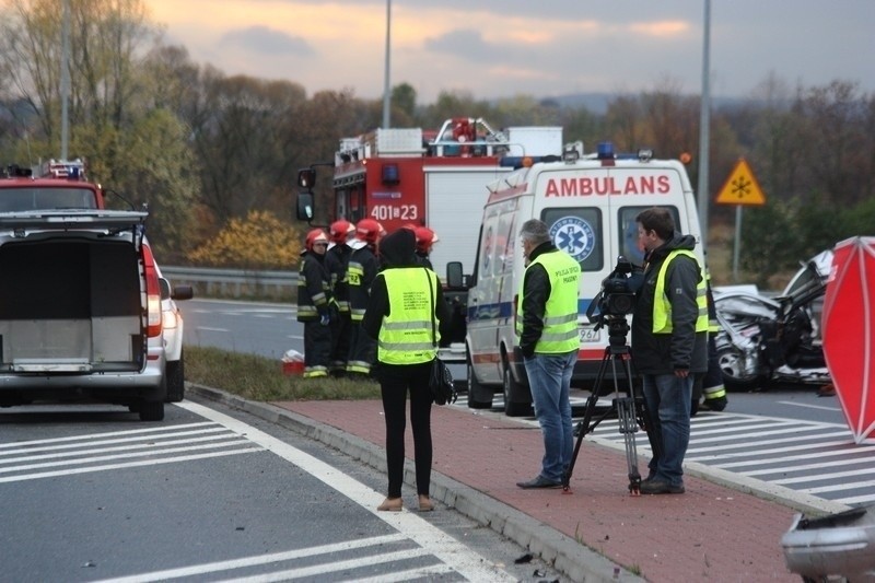 Wypadek w Siewierzu na DK 78. Starostwo chce złożyć skargę na działanie GDDKiA [ZDJĘCIA]