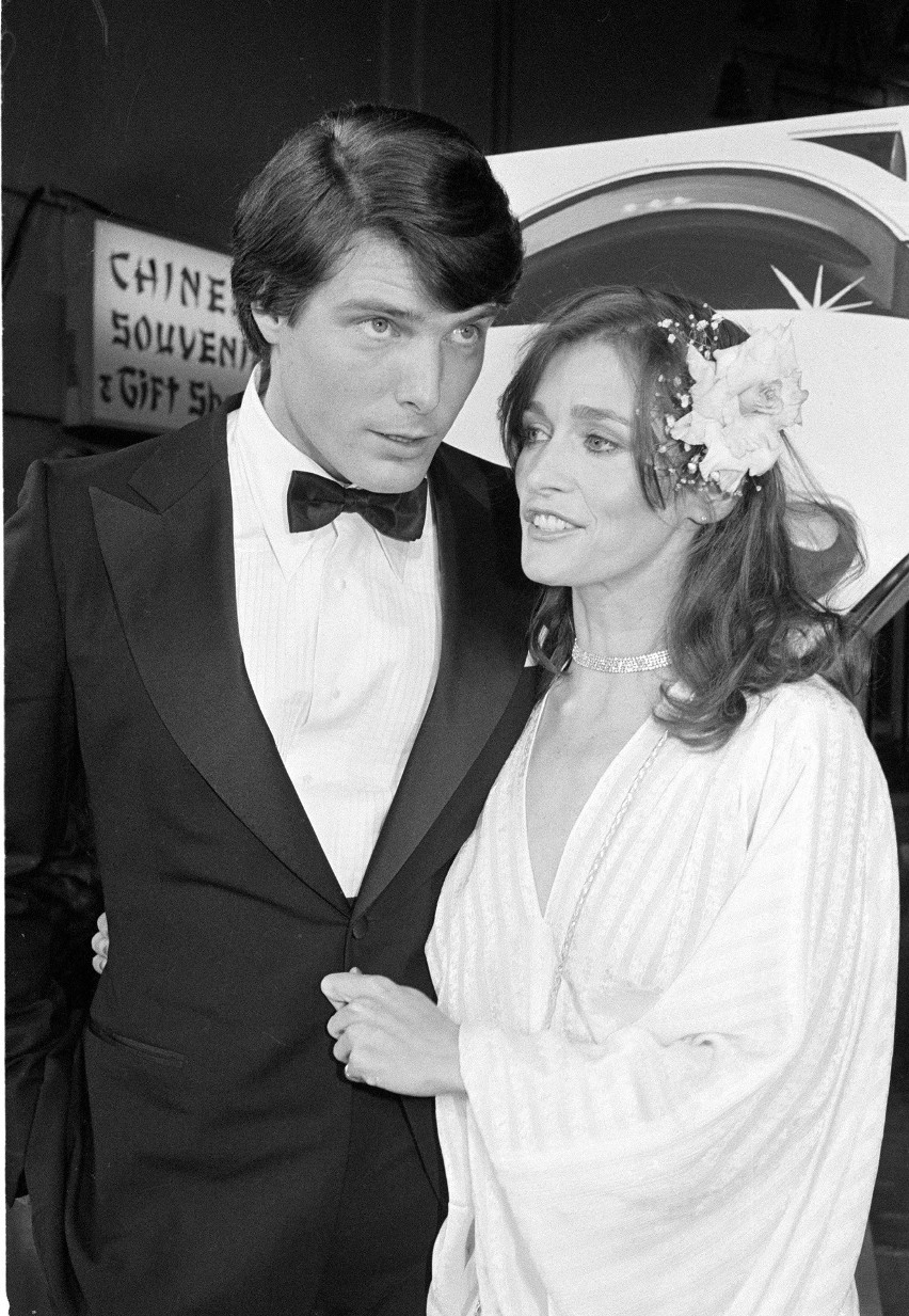 Christopher Reeve i Margot Kidder na planie "Supermana"