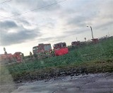 Inowrocław. Śmiertelny wypadek w Dziennicach na DW 252. Zderzenie cysterny z autem osobowym