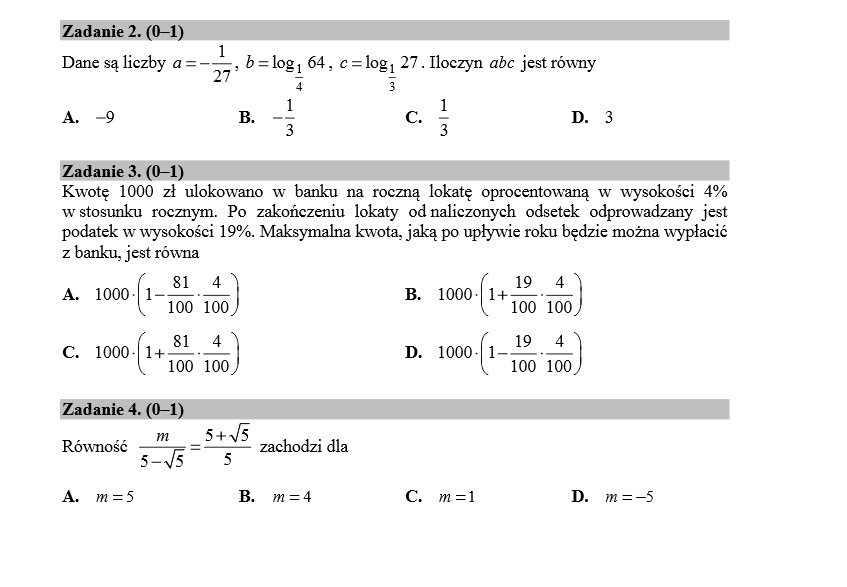 Matura 2015 - matematyka - arkusz cke - odpowiedzi -...